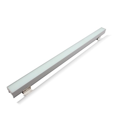 Outdoor Aluminum ip65 Recessed DMX LED Linear Light Fixture 24W with frosted glass cover