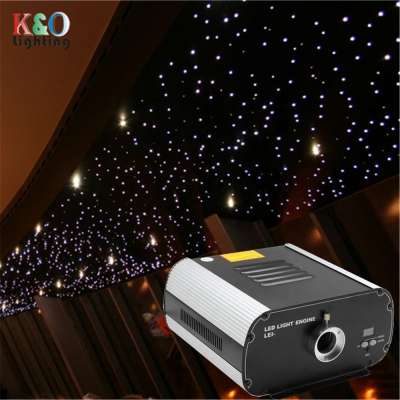 Indoor use light with DMX LED 80W light engine fiber optic light kit