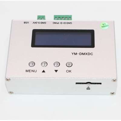 DMX512 controller DMX rgb/rgbw led controller programmable with SD card