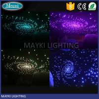 Limousine Star Light Decor Optic Fiber With 6w Rgb Led Light Driver 200 Strands 0.75mm Roof Lights For Volare Zastava Wrangler